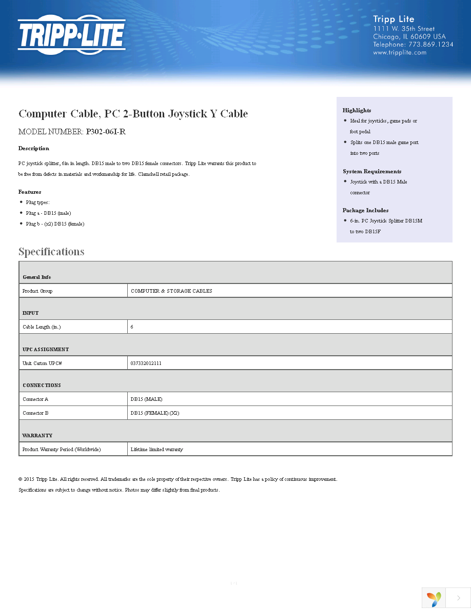 P302-06I-R Page 1