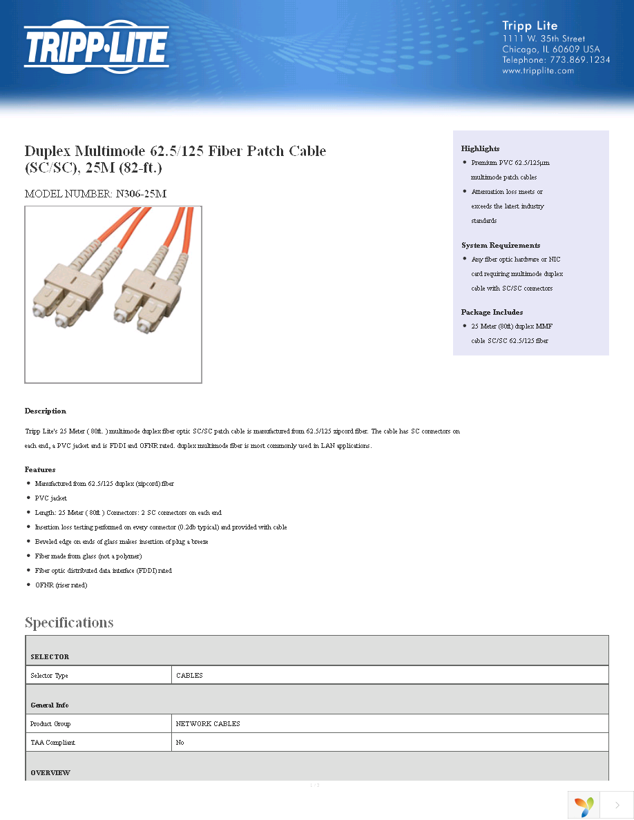 N306-25M Page 1