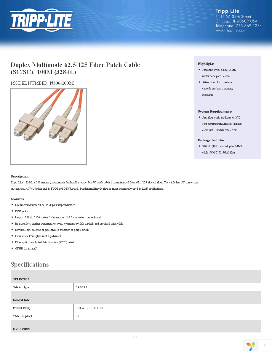 N306-100M Page 1