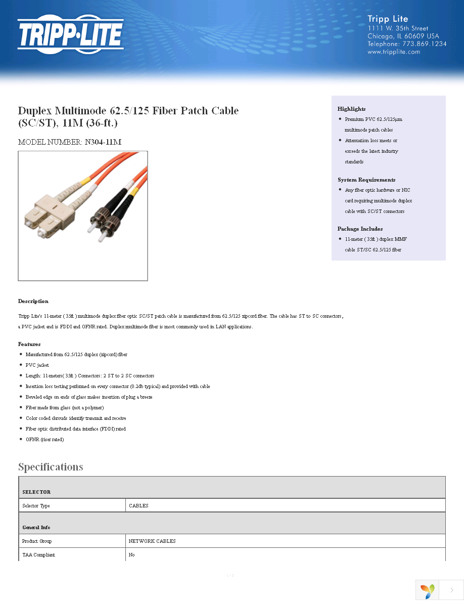 N304-11M Page 1