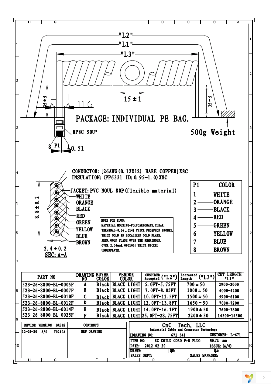 523-26-8800-BL-0012F Page 1