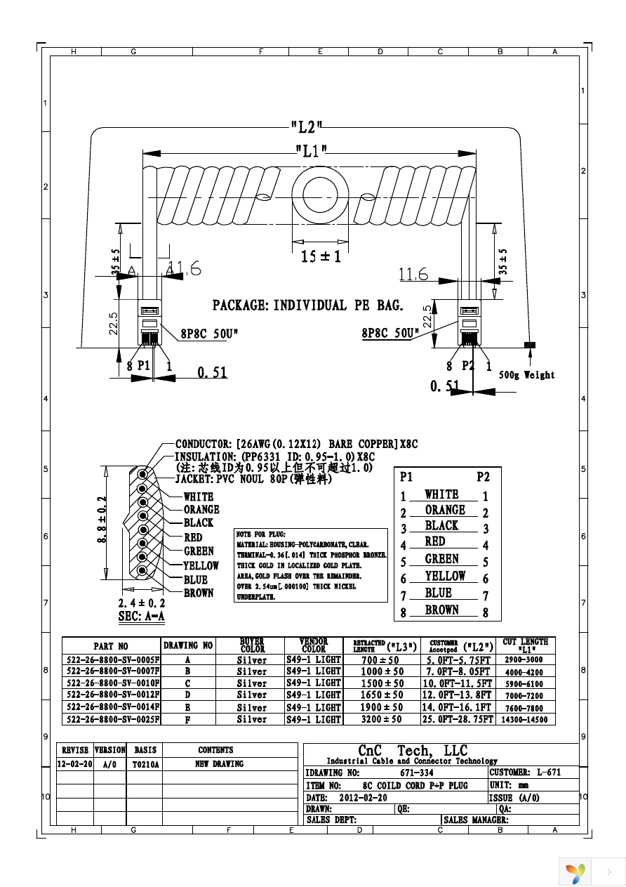 522-26-8800-SV-0012F Page 1