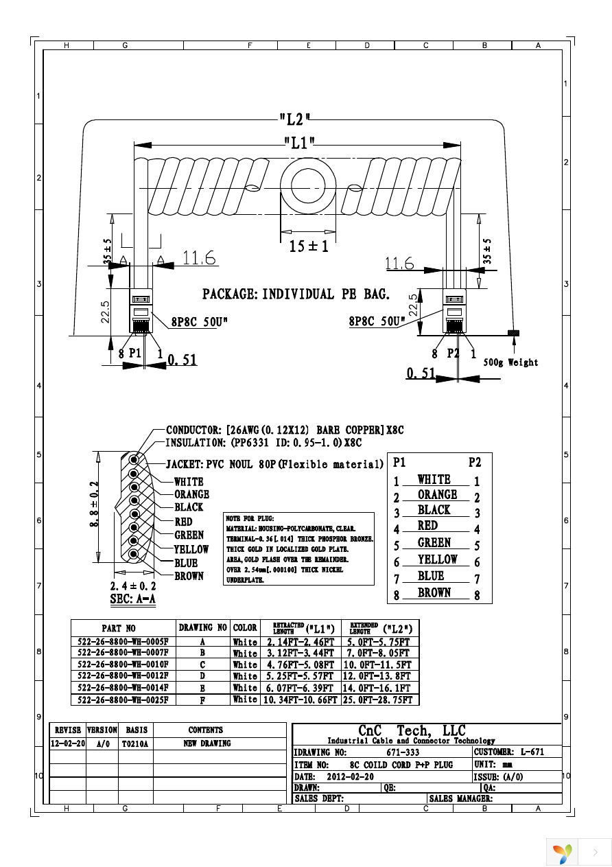 522-26-8800-WH-0012F Page 1