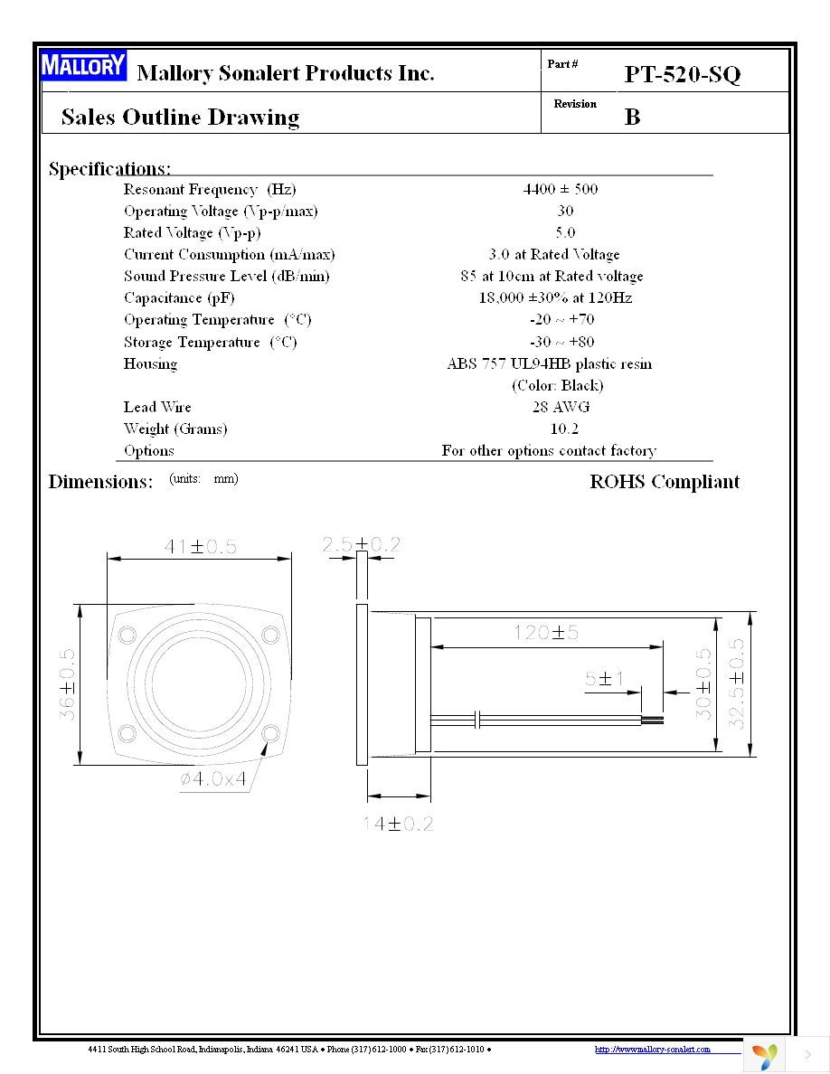 PT-520-SQ Page 1