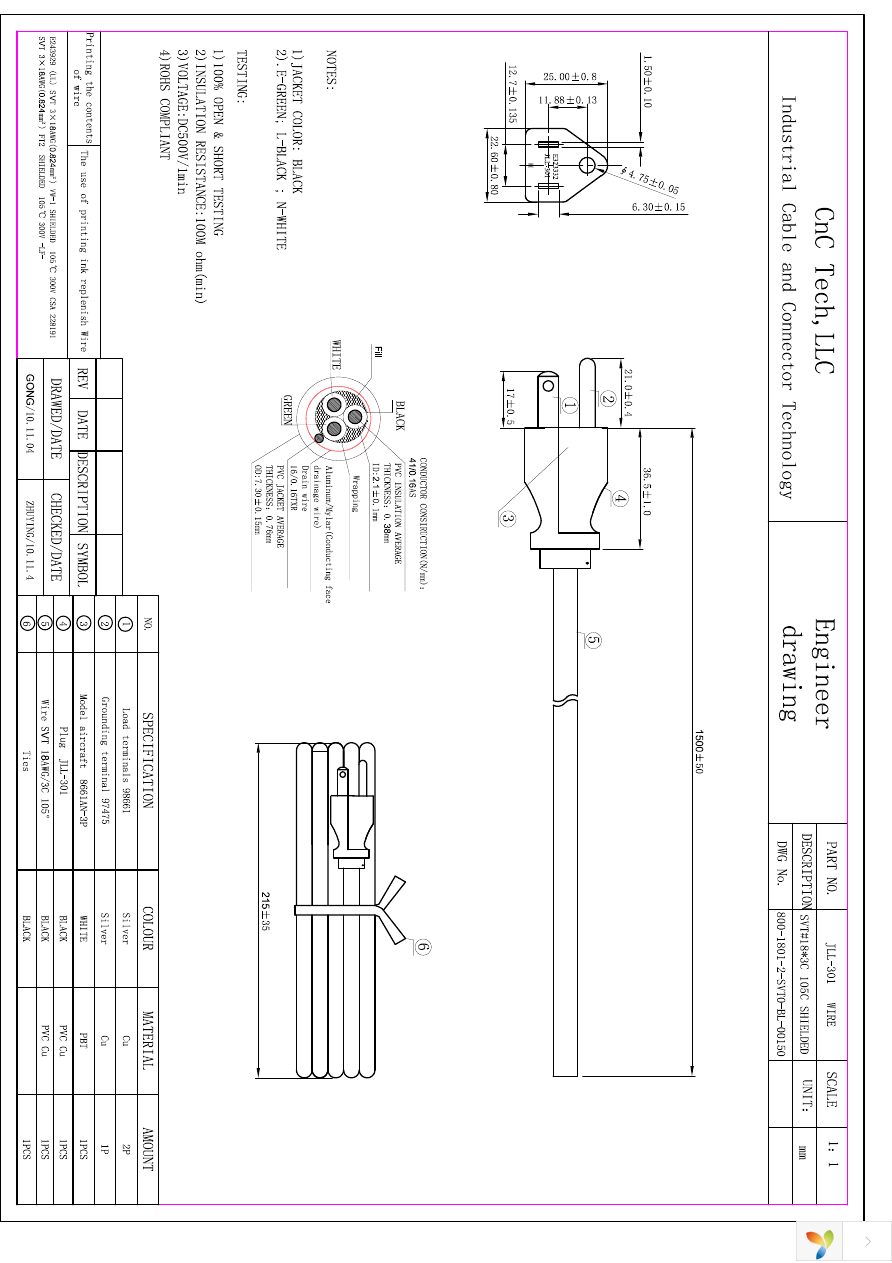 800-1801-2-SVT0-BL-00150 Page 1