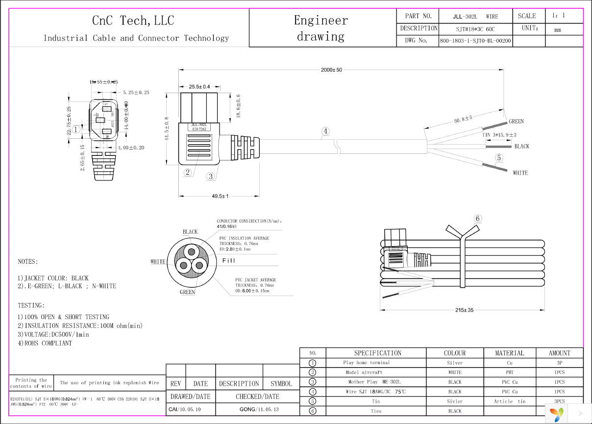 800-1803-1-SJT0-BL-00200 Page 1