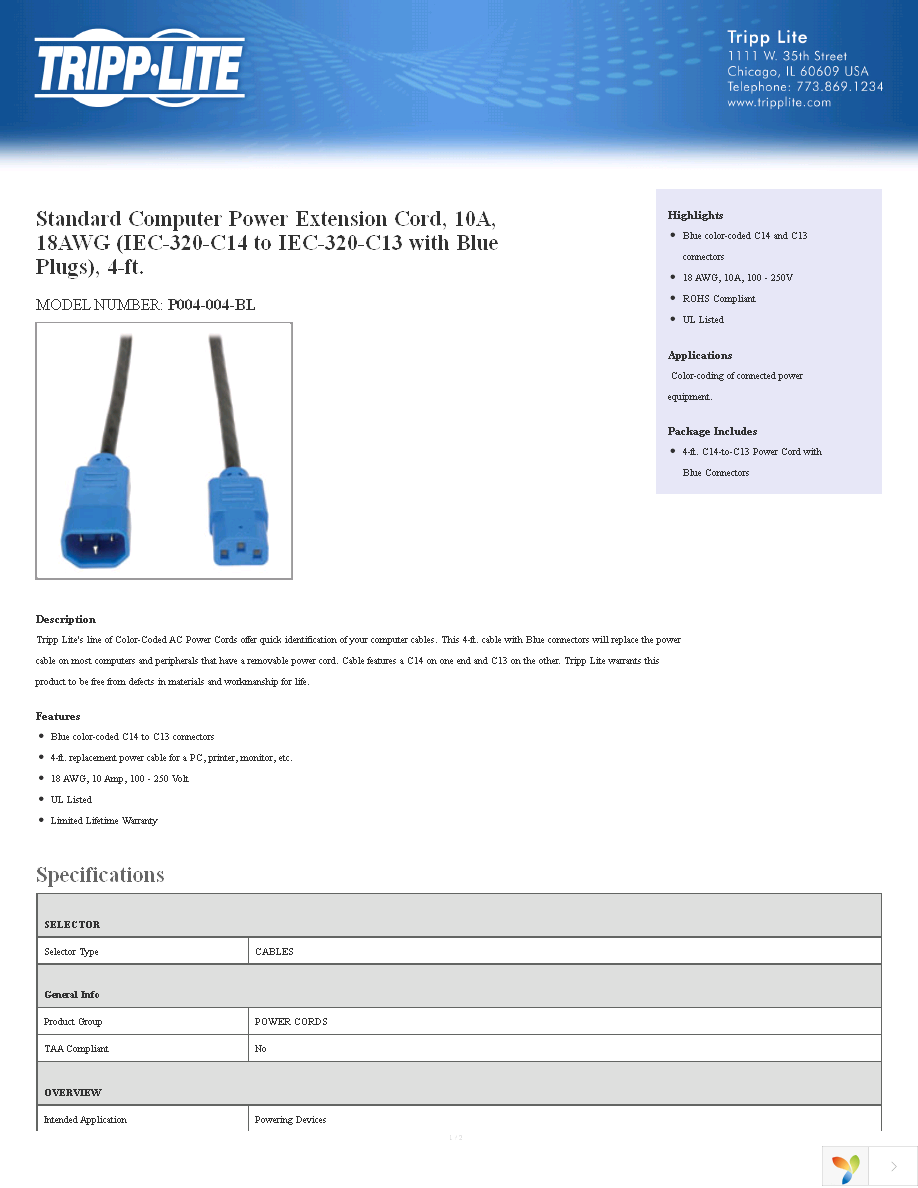 P004-004-BL Page 1