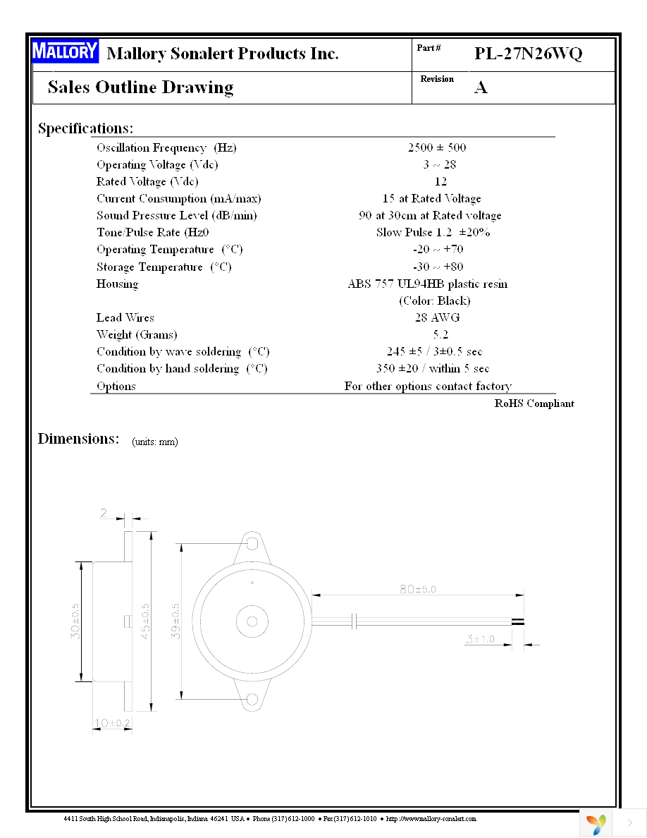 PL-27N26WQ Page 1