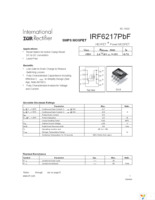 IRF6217TRPBF Page 1