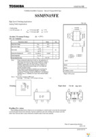 SSM5N15FE(TE85L,F) Page 1