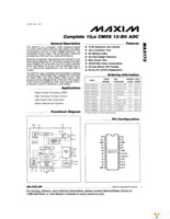 MAX172BCNG+ Page 1