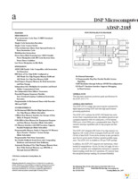 ADSP-2185BSTZ-133 Page 1