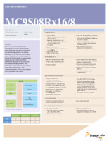 MC9S08RC16FGE Page 1