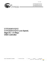 CY7C63413-PVC Page 1