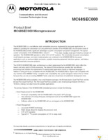 MC68SEC000AA16 Page 1