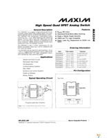 MAX334EWE+ Page 1