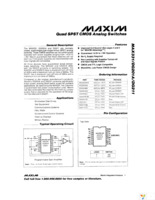 MAX332CPE+ Page 1