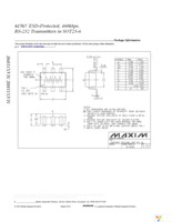 MAX3190EUT+T Page 8