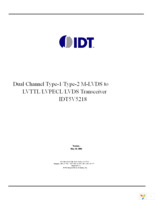 IDT5V5218PGGI Page 1