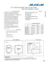 MAX4090AAXT+T Page 1