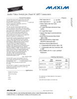 MAX4397SCTM+T Page 1