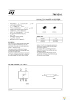 74V1G14CTR Page 1