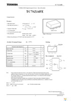 TC7SZ14FE,LJ(CT Page 1