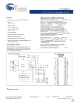 CY7C1020DV33-10ZSXI Page 1