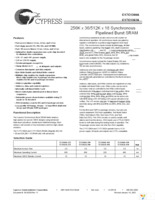 CY7C1360A-150BGC Page 1