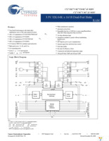 CY7C038V-15AC Page 1