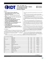 IDT71V2556S100BG Page 1