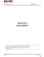 MX25V512ZUI-20G Page 1