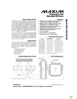 MAX7231CFIPL+ Page 1
