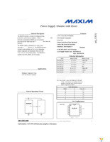 MAX709LCSA+ Page 1