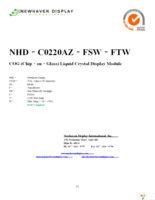 NHD-C0220AZ-FSW-FTW Page 1