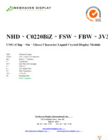 NHD-C0220BIZ-FSW-FBW-3V3M Page 1