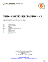 NHD-0216K3Z-FS(RGB)-FBW-V3 Page 1