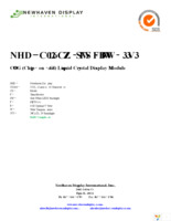 NHD-C0216CZ-FSW-FBW-3V3 Page 1