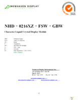 NHD-0216XZ-FSW-GBW Page 1