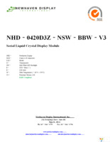 NHD-0420D3Z-NSW-BBW-V3 Page 1