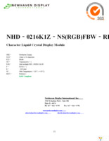 NHD-0216K1Z-NS(RGB)-FBW-REV1 Page 1