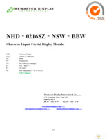NHD-0216SZ-NSW-BBW Page 1