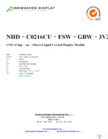 NHD-C0216CU-FSW-GBW-3V3 Page 1