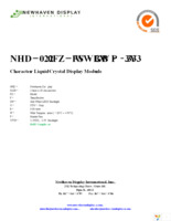 NHD-0220FZ-FSW-GBW-P-33V3 Page 1