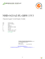NHD-0420AZ-FL-GBW-33V3 Page 1