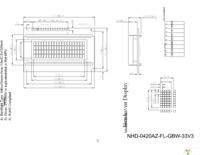 NHD-0420AZ-FL-GBW-33V3 Page 3
