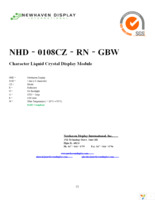 NHD-0108CZ-RN-GBW Page 1