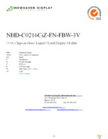 NHD-C0216CIZ-FN-FBW-3V Page 1