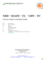 NHD-0216PZ-FL-YBW-PC Page 1