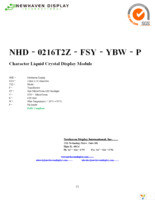 NHD-0216T2Z-FSY-YBW-P Page 1